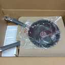 Circulon Radiance Hard Anodized Nonstick Frying / Fry Pan Set / Skillet Set - 8.5 Inch, 10 Inch, and 12.25 Inch , Gray