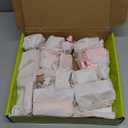 Wooden Dollhouse Furniture Set, 22 PCS Doll House Accessories Including 5 Room Kits, Little People House Furniture Toy Gift for Girls Boys Age 3+, Miniature Dollhouse Furnishing