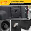 Truck Bed Storage Bin Code Lock Cover Compatible with 2022-2024 Ford Maverick Code Lock Design Bin Cover Bed Storage Bin Side Cover with Code Lock for 2023 Maverick Accessories