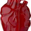 AirPods 4 Case, Heart-Shaped Liquid Silicone Protective Cover 2024, Compatible with AirPods 4th Gen, Clear Shockproof and Anti-Drop Full Protection Case for Women and Men (Red)