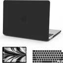 B BELK Compatible with MacBook Air 13.6 inch Case M5 2026 2025 2024 2023 2022 M4 M3 M2 A3449 A3240 A3113 A2681 Liquid Retina Display, Plastic Hard Shell Case+Keyboard Cover+Screen Protector, Black