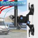 Suction Cup Flag Holder with Flag Pole for RV, RV Flagpole Mount Kit with Angle Adjustable, Quick Flag Pole Mount Kit for Holds Flags,Heavy Duty Flagpole Holder for Camper, Truck, Trailer, Boat