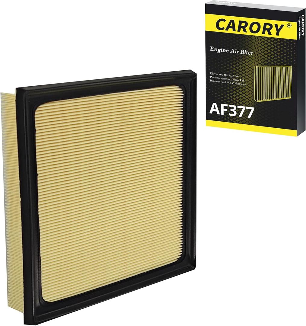 CARORY AF377 Engine Air Filter for Toyota RAV4 Gas (20192025), Camry (20182024), Highlander (20202025), Lexus RX350 (2023-2025), NX350, ES350, OE# 17801-25020, CA112377