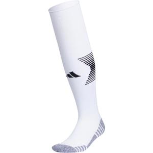 Adidas Unisex Team Speed Soccer Socks or Calf Sleeves (1 Pair) Over-The-Calf (Medium, 4/White/Black)