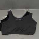 Fruit of the Loom Women's Tank Style Cotton Sports Bra 3 Pcs, Size 40