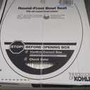 KOHLER 4639-RL-0 Cachet ReadyLatch Round Toilet Seat Soft Close, White