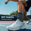 Ankle Brace for Women Men - Ankle Support Brace for Sprained Ankle, Ankle Stabilizer for Achilles, Tendon, Sprain, Injury Recovery, Lace up Ankle wrap for Running, Basketball, Volleyball (Upgrade Ankle Brace, Small)