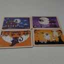 4 Pack 96 Pcs Wooden Puzzles - Halloween Jigsaw Puzzles for Boys and Girls, Party Favors, Classroom Rewards