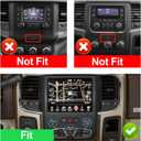 2+32G 9-inch Android 13 Car Stereo for Dodge RAM 2013-2018 IPS Touchscreen Screen Car Radio with Carplay & Android Auto Support Backup Camera GPS FM Navi BT SWC(Auto AC)