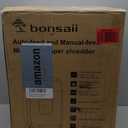 Bonsaii Paper Shredder for Office, 110-Sheet Autofeed Heavy Duty Shredder for Home Office Use, 30 Minutes/Micro Cut/P-4 High Security Level/6 Gallon Large Bin