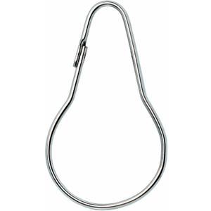 Silver Shower Curtain Rings Metal Hooks Ring (24 Pack) Nickel Plated Rustproof for Bathroom Shower Rod