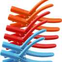 2 x 6 Pcs Crawfish Peeler, Sturdy and Practical Crayfish Shelling Device, Convenient and Smart Seafood Sheller Tool for Families and Restaurants (6, Blue/Orange/Red)