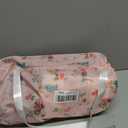 Booster Seat for Kitchen Chair with Removable Tray, Portable Foldable Baby Chair for Babies 6-36 Months, Indoor Outdoor Toddler Camping Chair (Pink Floral Design)