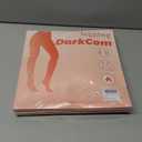 Pack of 2, DarkCom Black Fleece Lined High Waisted Winter Warm Thermal Tights for Women, S-M