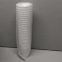 Yungyan 100 Pack 16oz Stadium Cups Reusable Plastic Cups Blank Drink Tumblers for Parties, Events, DIY Projects, 4.5 x 3.54 x 2.72 Inch (White)