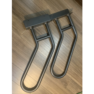 Outdoor Handrail Garage Railing Post Mount Hand Rail Matte Black Finished Stair