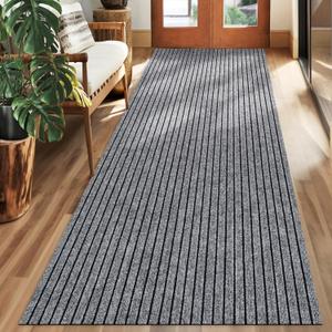 koloko 2ft x 6ft Runner Rug Non-Slip Outdoor Indoor Carpet Runner Custom Size Floor Runners Area Rugs Mat with Rubber Backing for Hallway Entryway Balcony Patio Kitchen Garage Stair Laundry