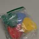 Syhood 4 Pcs Kids Playing Card Holders Plastic Playing Poker Tray for Adults Free Poker Holder Tray Happy New Year Family Card Activity Game Holds 10-12 Pcs Each(Colorful)