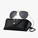 Pro Acme Classic Polarized Aviator Sunglasses for Women Men, Lightweight Metal Pilot Frame UV400 Protection 58MM