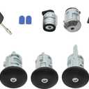2 Keys Complete Lock Set Full Switch Fuel Door Lock Compatible with Transit Connect 2002-2012 4425134