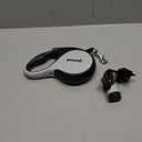 Retractable Dog Leash for Large Dog, 26ft Heavy Duty Retractable Pet Leash with Poop Bag Holder, 360 Tangle-Free, One-Button Control, Reflective Leashes for Medium/Large Dogs Up to 110 lbs(Black)