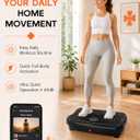 Vibration Plate Exercise Machine, Whole Body Vibrating Platform for Lymphatic Drainage Weight Loss, 300 Speed Levels Shake Board with LED Display, 450 Lbs Capacity, Fitness Equipment for Home Gym