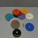 14 Packs 4 Inch Diamond Polishing Pads Set, Backer Pad, Buffing Pads for Drill Dry/Wet Granite Bufffing Pad Marble and Rock Polishing Kit for Grinder Polisher Drill