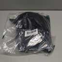 MISSMAY Women's Vintage Floral Lace Ruffle Half Sleeve Evening Party Formal Long Dress (Medium, Black)