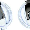 2 - Pack Lid Replacement 40 oz for Stanley 40oz Tumbler with Handle, Cup Lids for Stanley Cup Accessories,Black