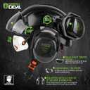 GREEN DEVIL Hard Hat Safety Helmet with Visor and Ear Muffs Men Women Vented Work Hardhat ANSI Z89.1 Cascos De Construccion for Industrial Construction Forestry, One Size Fits Most