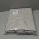 NICETOWN 100% Blackout Linen Curtains 90" Long for Bedroom, Thermal Insulated Living Room Curtains with Liner, Farmhouse Style Linen Blend Window Draperies for Dining Room (2 Panels, 52" W, Natural)