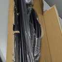 Room Divider 3-Panel Privacy Screen, Portable Screen Steel Frame with Hook&Loop for Home, Office, Classroom, Studio, Meeting (Black