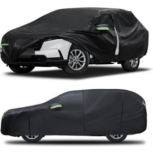 Car Cover Custom Fit for Honda CRV 1997-2025,Toyota RAV4 1996-2025, 6 Layers Truck Cover Waterproof All Weather for Automobiles,Outdoor Full Exterior Cover,Rain, Sun, Wind Protection,Black