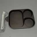 Egg Frying Pan 3-In-1 Pancake Omelette Pan Titanium Nonstick Grill Pan Breakfast Skillet with Ergonomic Handle Suitable for Gas Stove & Induction Cookware 3-Cup (One Size)