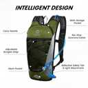 Nepest Hydration Backpack with 2L Water Bladder for Cycling, Water Backpack for Hiking Running, Lightweight Hydration Pack , Grey