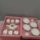 Porcelain Tea Set for Toddlers, Tea Party Set for Little Girls, Pink Floral Teapot Cup Saucer Carry Case, Princess Party Pretend Play Kids Toys, Toddler Girl Birthday Gifts Age 3-8 Years Old