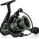 Piscifun Viper X Spinning Reels, Carbon Fiber 33LBs Max Drag, 10+1 Shielded BB, Saltwater Freshwater Spinning Fishing Reel, 5.2:1/6.2:1