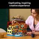 LEGO Ideas Italian Riviera Building Set for Adults - DIY Home & Office Decor for Men & Women Ages 18+ - Construct 3 Colorful Buildings & 10 Minifigures W/Accessories - Gift Idea for Birthdays - 21359