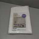 MIULEE Ivory Thermal Insulated Curtains 63 Inch Long 2 Panels Set for Summer Heat Blocking Non See Through Privacy Thick Semi Sheer Light Filtering Back Tab Window Drapes for Bedroom Living Room