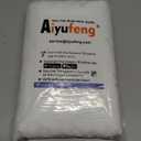 Aiyufeng Moga White Long Fabric Shower Curtain 72x78 inches Long, Hotel Quality, Washable, Water Repellent, White Spa Bathroom Curtains with 12 Button Holes, 72x78