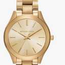 Michael Kors Slim Runway Women's Watch, Stainless Steel Bracelet Watch for Women MK3179
