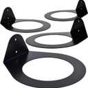 4 PCS Medicine Ball Holder Wall Mount, Slam Ball Rack & Wall Ball Holder, Heavy Duty Med Ball Rack for Home Gym Fitness Storage
