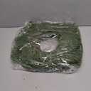 Christmas Placemats Set of 6 Round Greenery Place Mats Xmas Circular Artificial Wreath Dining Table Decor Winter Fake Plants Branches Mats for Kitchen Accessories (Cedar)