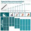 Wheelchair ramp 8FT, Lightweight, Retractable and Portable, can be Used for Wheelchair ramps, Comes with a Handbag