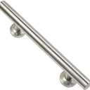 2pcs ABS+ Stainless Steel Brushed Sliding Knob Door Handle for Furniture Interior Shower Cabin Accessories Hardware