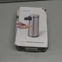 AIKE SensePro Automatic Soap Dispenser Type-C Rechargable, Stainless Matte Black Coating 12.8 fl.oz. for Liquid Soap
