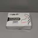 morvally Black Fluffy Medium Curly Cosplay Wig with Cut Bangs for Women Including Glasses frame