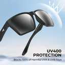KastKing Beartrap Polarized Sports Fishing Sunglasses, With PuriVex Protective Lens Coating, Wayfarer Design, Men Women