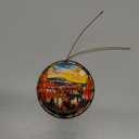 Bryce Canyon National Park Keepsake Ornament, Stained Glass Look, National Parks Christmas Souvenir (Printed On Both Sides)