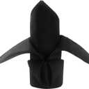 50pcs Polyester Cloth Napkins - 20 x 20 inch Black Dinner Washable Napkins with Hemmed Edges for Restaurant/Wedding/Hotel(50,Black)